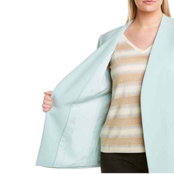 NEW Lafayette 148 New York Luther Open Front Blazer in Chablis Size 18 - Picture 3 of 10